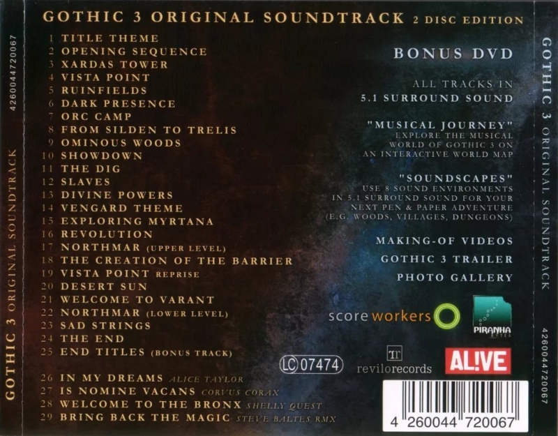 Музыка из игры ''Готика 3'' - End Titles bonus track