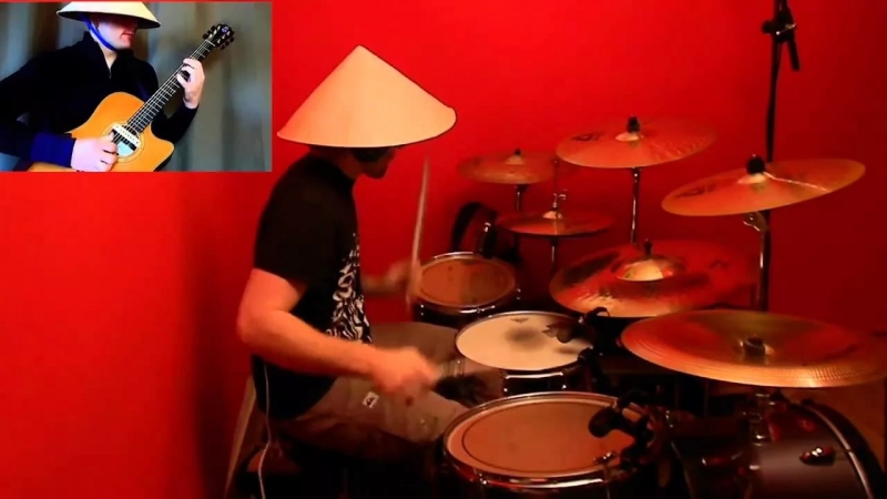 Игра на барабанах D