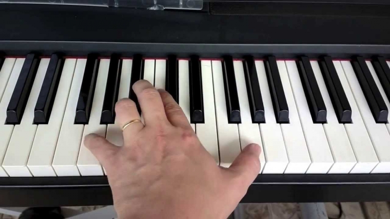 красивая игра на фортепиано
