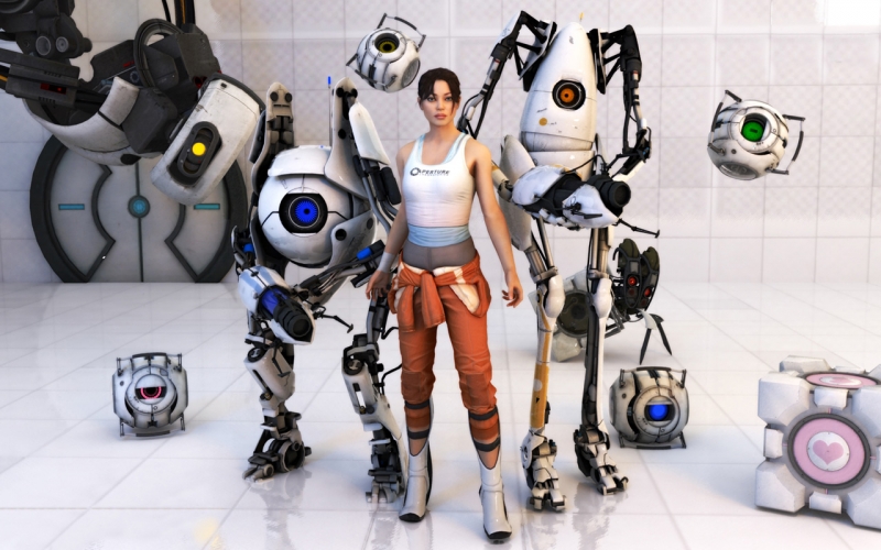 Portal 2 Characters - This is Aperture русская версия