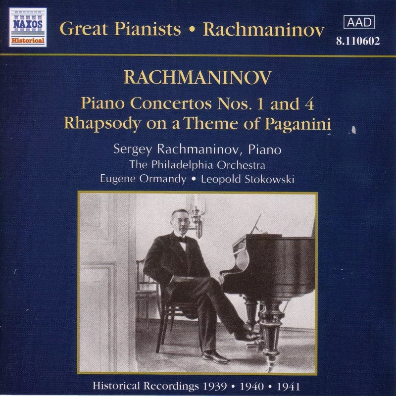 Рахманинов С. В. (фортепиано) и Филадельфийский оркестр (дирижёр - Л. Стоковски), записано 24 декабря 1934 года