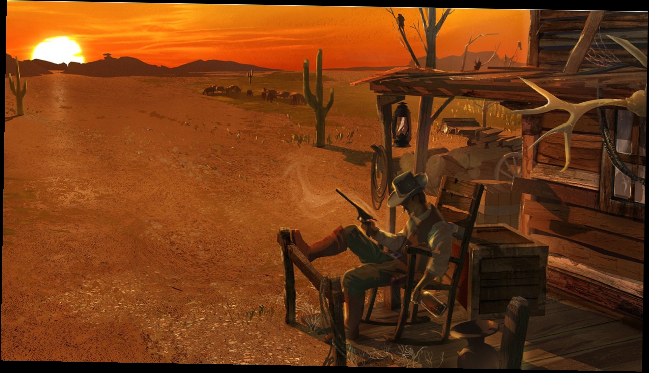 Hard West concept art and trailer