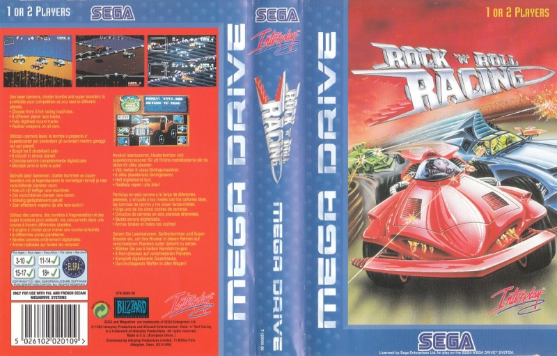 Rock n' Roll Racing - Track 2 - Mega Drive VA6.5