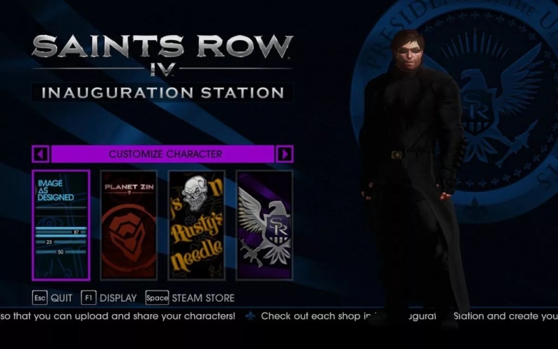 saint's row 4 - official "inauguration station" character creator [EN]