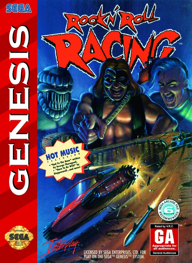 Саундтрек из игры Rock'n'Roll racing на Sega - просто музыка