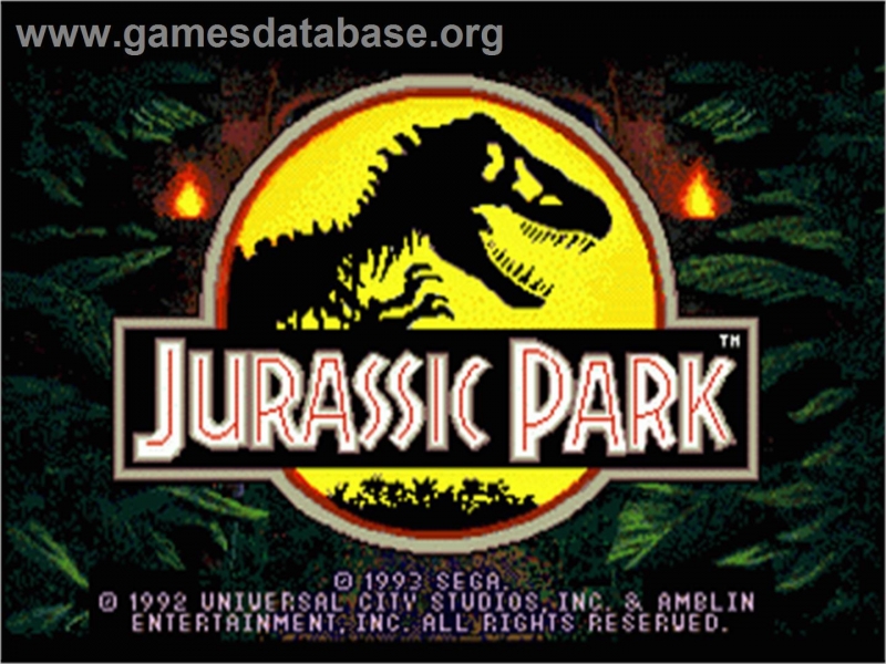 Sega Genesis - Jurassic Park, Visitors Center
