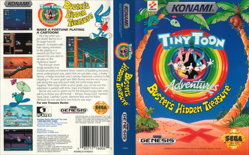 Sega Genesis - Tiny Toon Adventures
