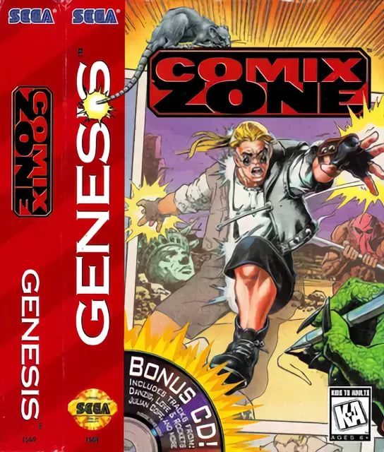 SEGA - Night Of Mutants Cover\'s Comix Zone