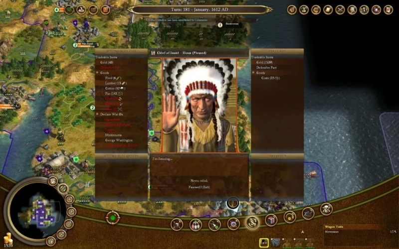 Sid Meier's Civilization 4 Colonization - Sitting Bull