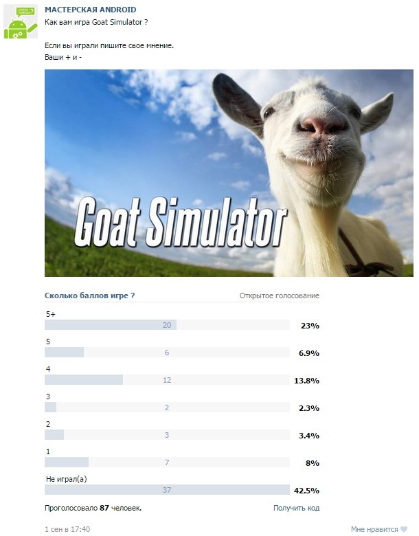 Симулятор козла - Goat Simulator