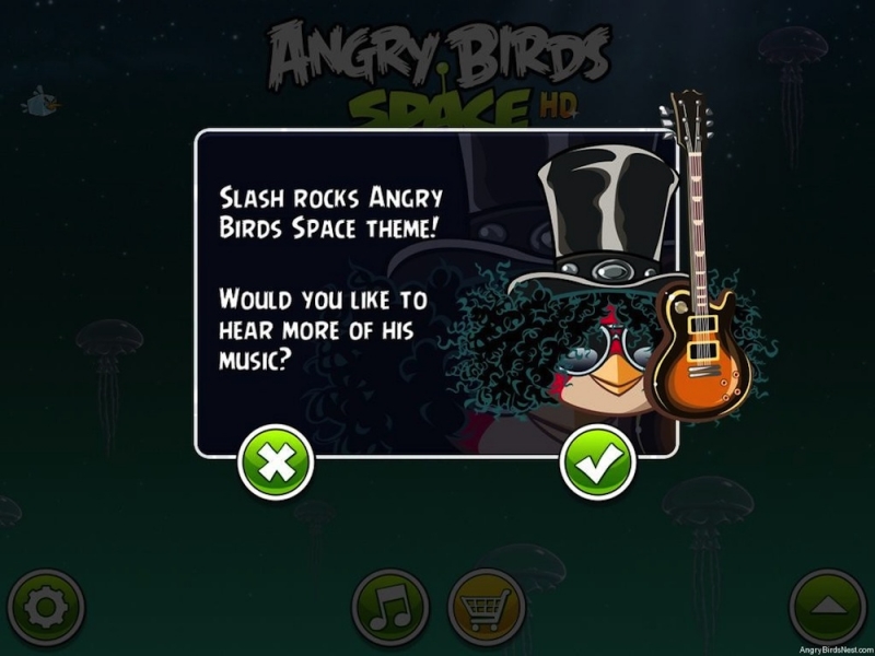 Слэш - Angry Birds Space Слэш