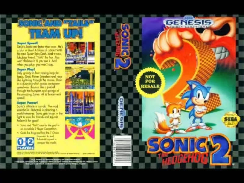 Sonic 2 - Sega Mega Drive - Super Sonic