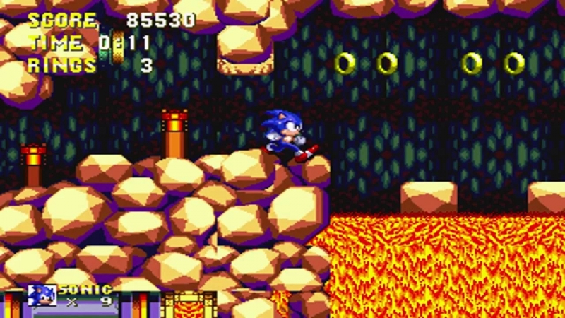 Sonic and Knuckles - Lava Reef Zone 2