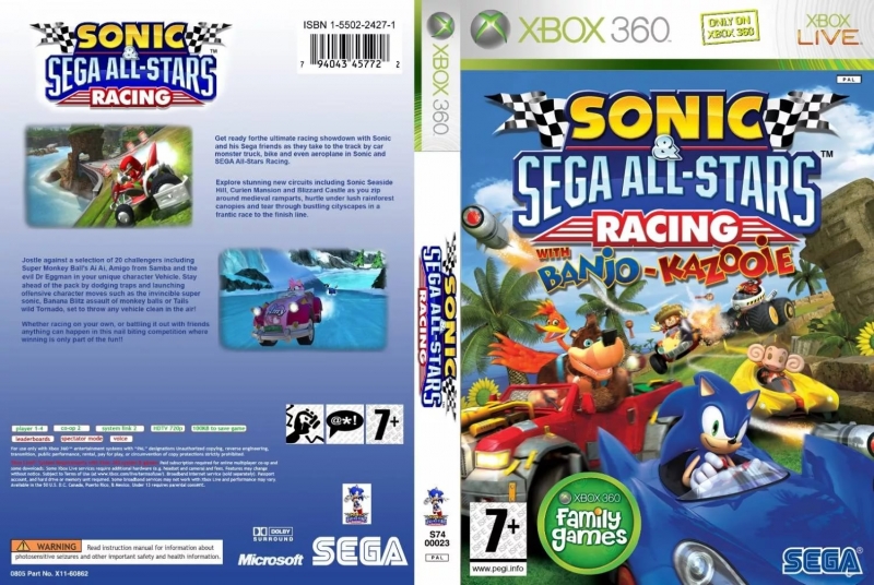Sonic and Sega All-stars Racing - Monkey Race