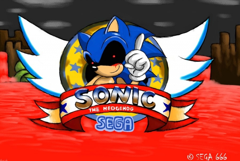 Sonic exe 3 - 01 - Title Screen