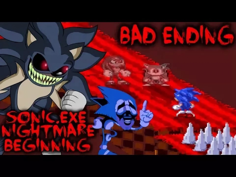 Sonic.exe Nighare Beginning - BadEnding