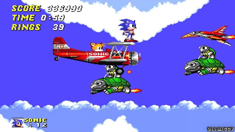 Sonic the Hedgehog 2 (M.Nakamura, I.Takeuchi) - 13 - Sky Chase Zone