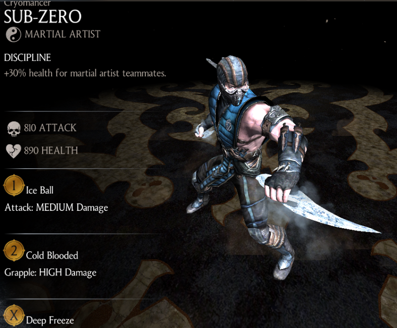 Mortal Kombat X - Sub-Zero Cryomancer Theme