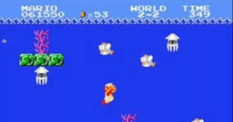 Super Mario Bros (NES) - Underwater [HQ Stereo mixed by Azatron]