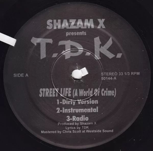 T.D.K. - Street Life A World Of Crime Dirty