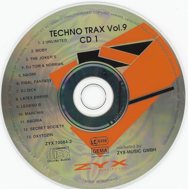 Techno Trax Vol.9 Final Fantasy