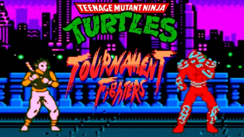 Teenage Mutant Ninja - Fight II Tournament FightersЧЕРЕПААШКИ НА ДЕНДИ