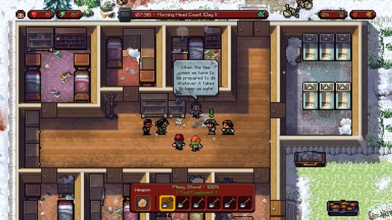 The Escapists The Walking Dead - Prison - Lights Out theescapists_twd