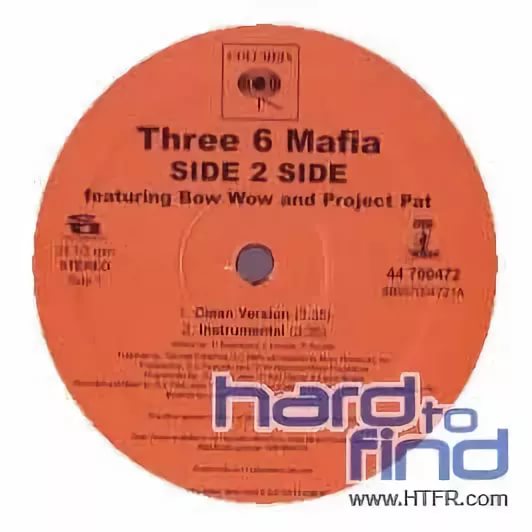 Three 6 Mafia - Side 2 Side Screwed By Savin30-40Hz