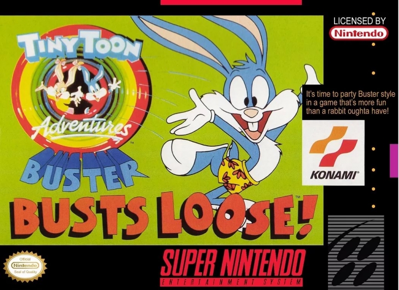 Tiny Toon Adventures Buster Busts Loose - Staff Roll ~ That's All Folks