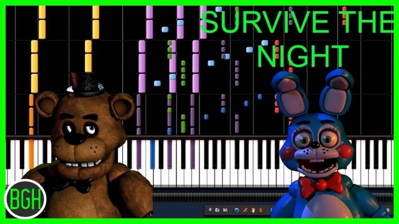 Toy Bonnie. Five Nights at Freddy's 2 song by MandoPony - Survive the Night. Пойми на этот раз, бой не начнем сейчас