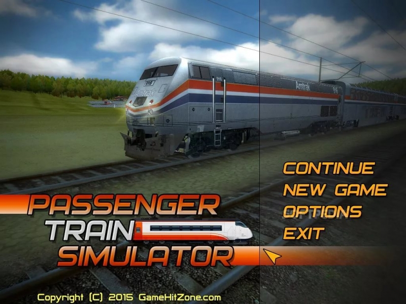Train Simulator - Main menu