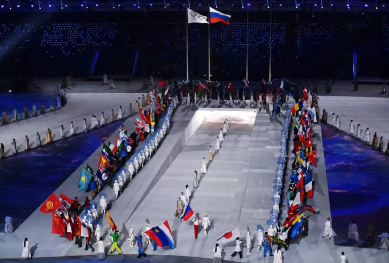 Церемония Закрытия XXII Зимних Олимпийских игр. Сочи 2014 - парад спортсменов