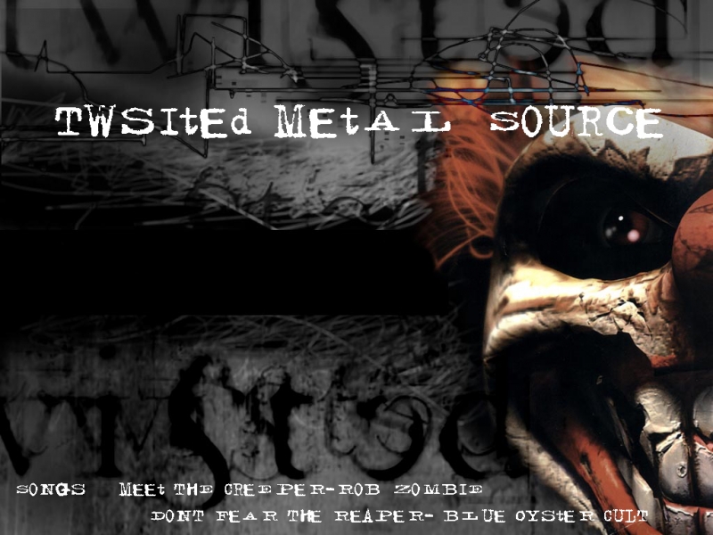Twisted Metal 2 - Menu Screen