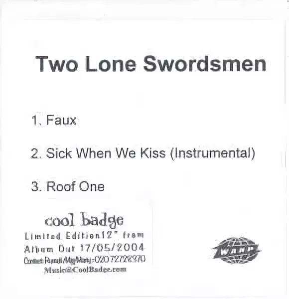 Two Lone Swordsmen - Faux