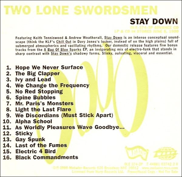 Two Lone Swordsmen - We Change the Frequency
