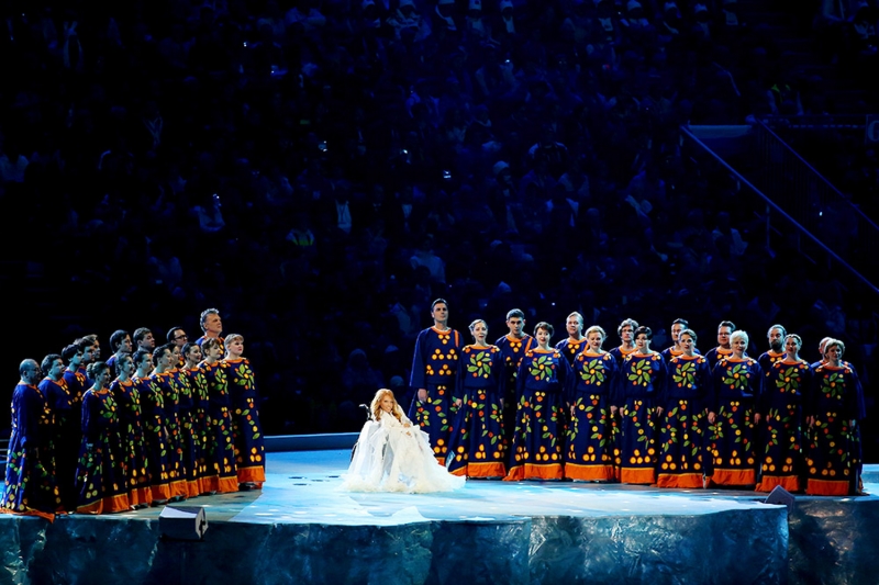 Юля Самойлова - Вместе - Церемония открытия Паралимписких Зимних Игр Сочи 2014