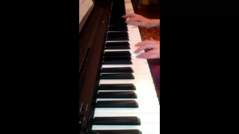В. Дашкевич - музыка из к\ф "Зимняя вишня" игра на фортепиано